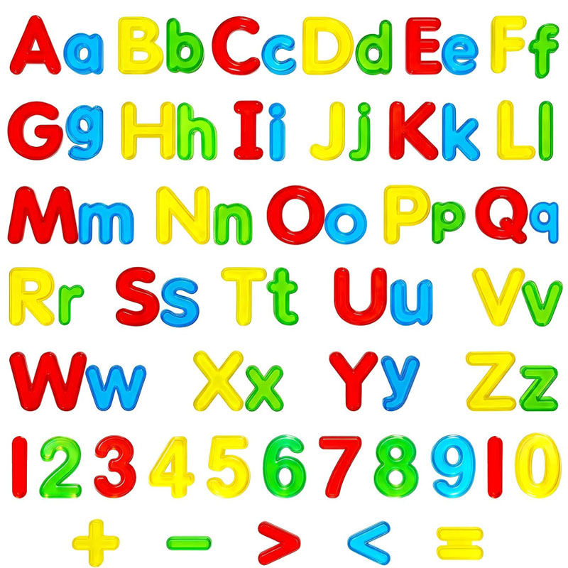 Kids Education Number - Letras y Números Transparentes, Mayúsculas y