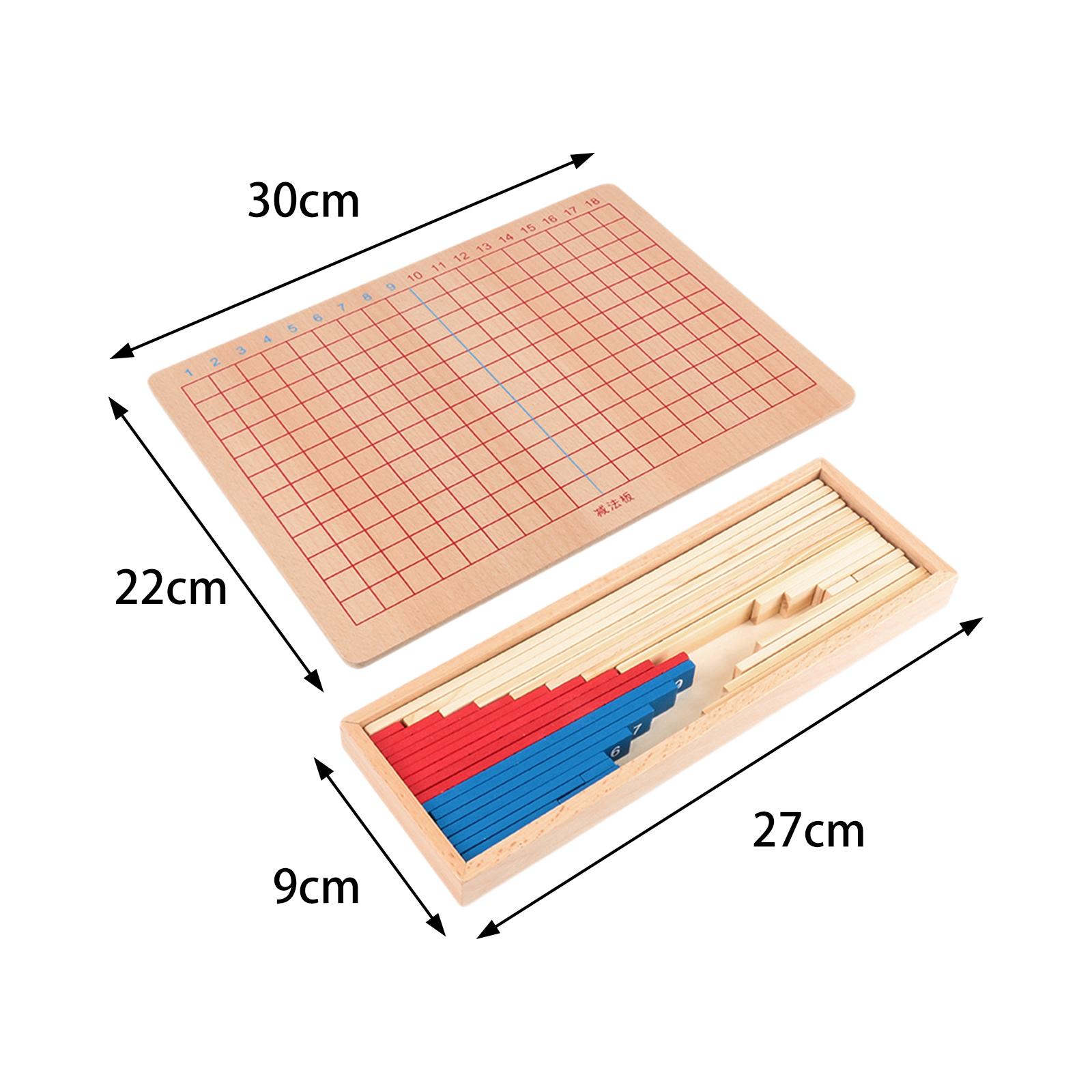 Kids Education Number - Tablero de Matemáticas Montessori, Herramientas Educativas
