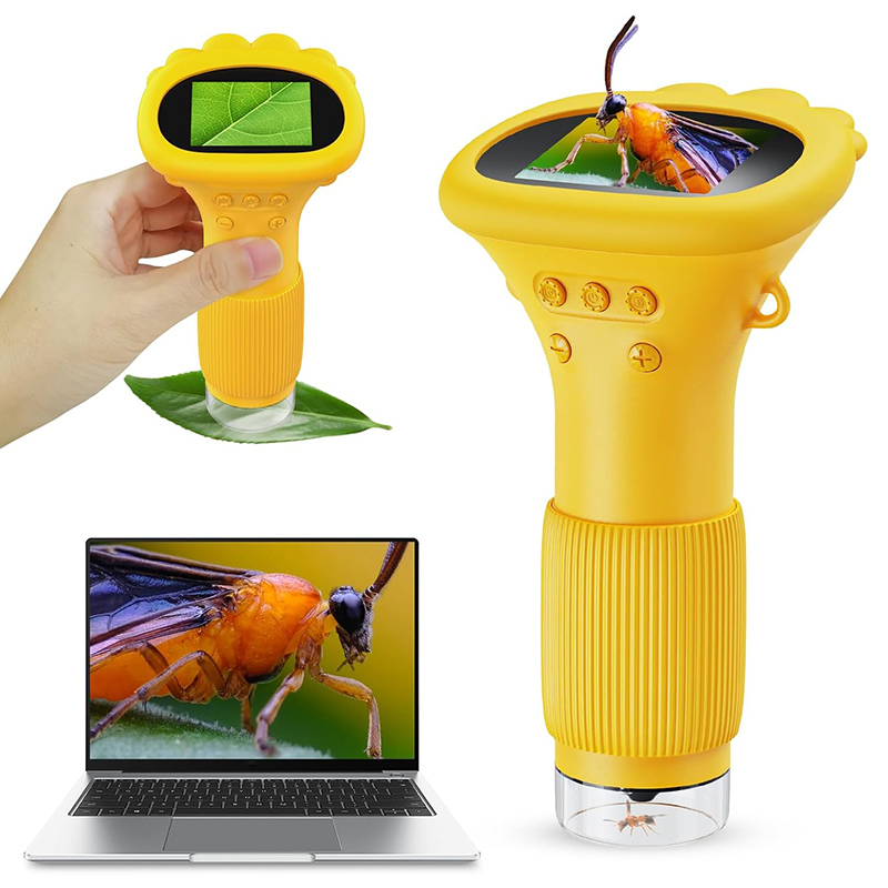 Kids Definition Of Education - Microscopio Digital Portátil para Niños, Microscopio