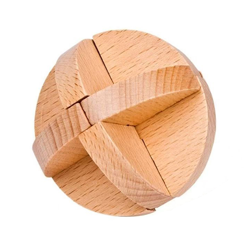Game Educational For Kids Free - Clásico rompecabezas de madera Lu Ban