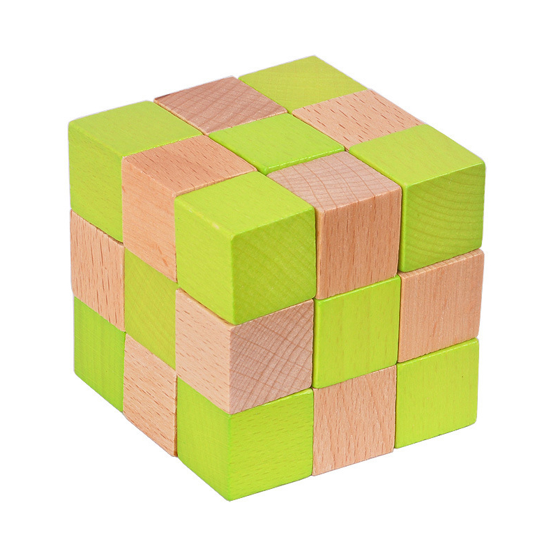 Brain Teaser Cube - Rompecabezas de cubo de serpiente de