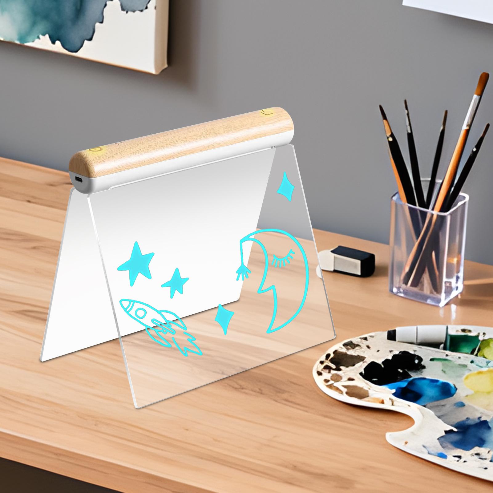 Kids Education Plan - Tablero de dibujo LED, juguetes educativos