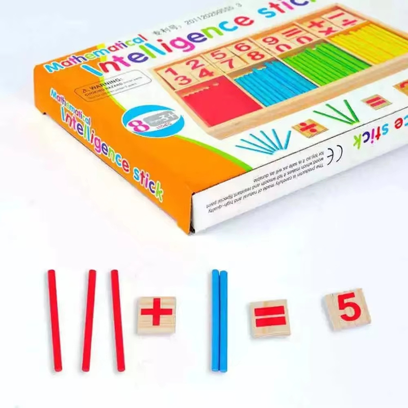 Kids Education Number - Palitos de Contar de Madera, Juguetes