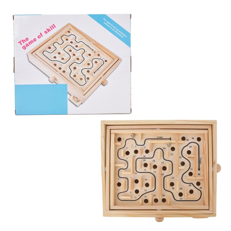 Game Educational For Kids Free - Laberinto educativo de madera para niños