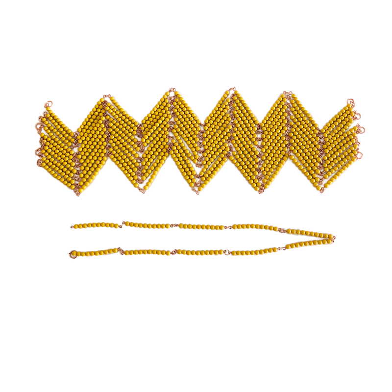 Cadena de cuentas doradas Mont - Kids Education Number reseña y precio