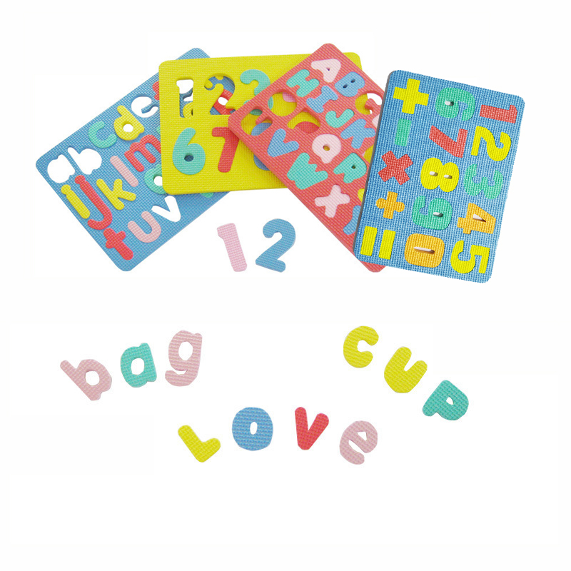 Rompecabezas 3D de espuma EVA  - Kids Education Alphabet Numbers reseña y precio