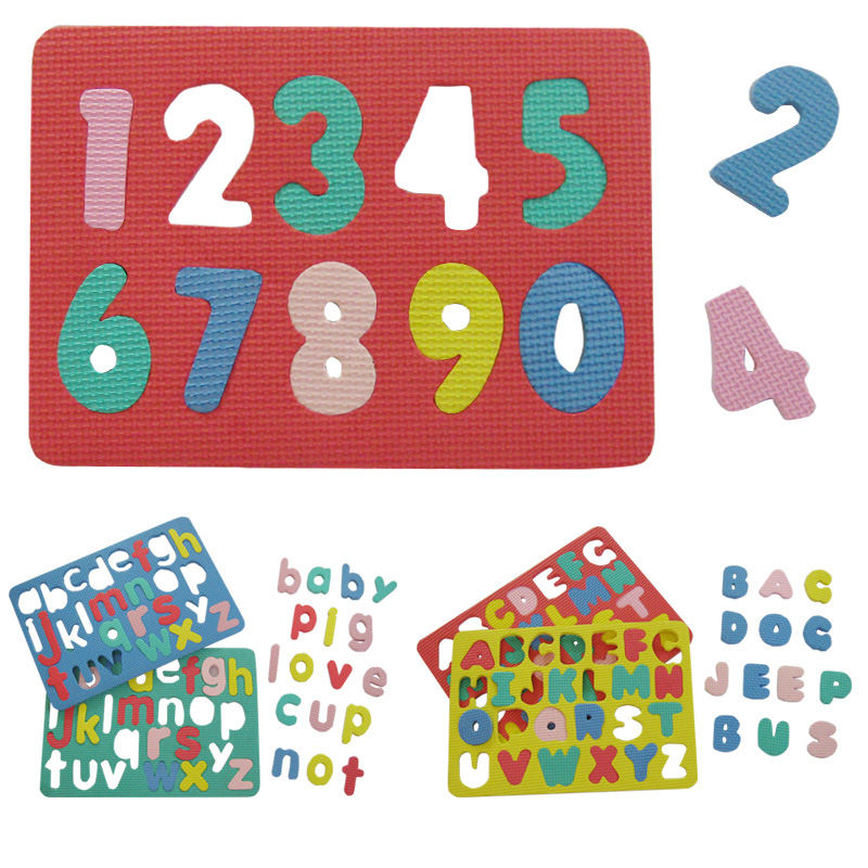 Rompecabezas 3D de espuma EVA  - Kids Education Alphabet Numbers reseña y precio