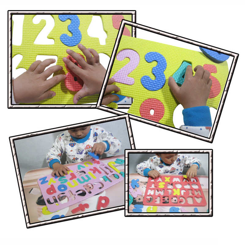 Rompecabezas 3D de espuma EVA  - Kids Education Alphabet Numbers reseña y precio