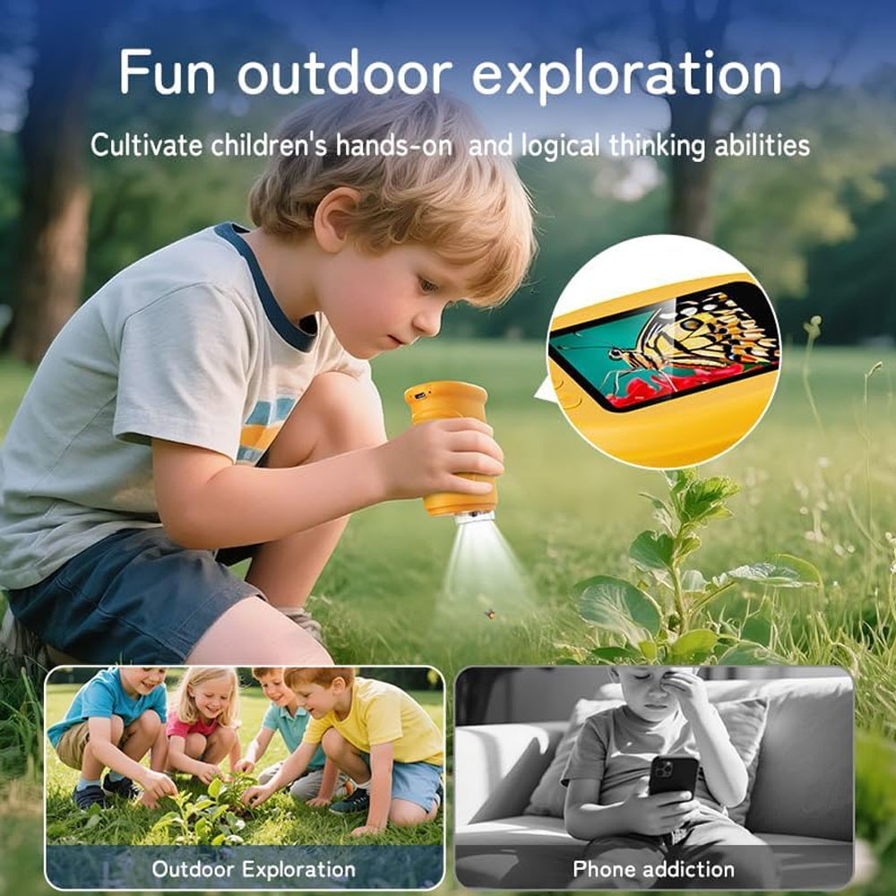 Microscopio de Bolsillo 1000X  - Kids Definition Of Education reseña y precio
