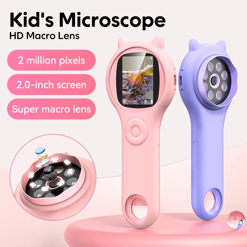 Microscopio portátil para niño - Kids Definition Of Education reseña y precio