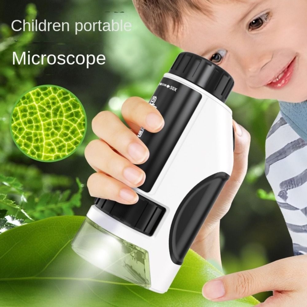 Microscopio portátil para niño - Kids Definition Of Education reseña y precio