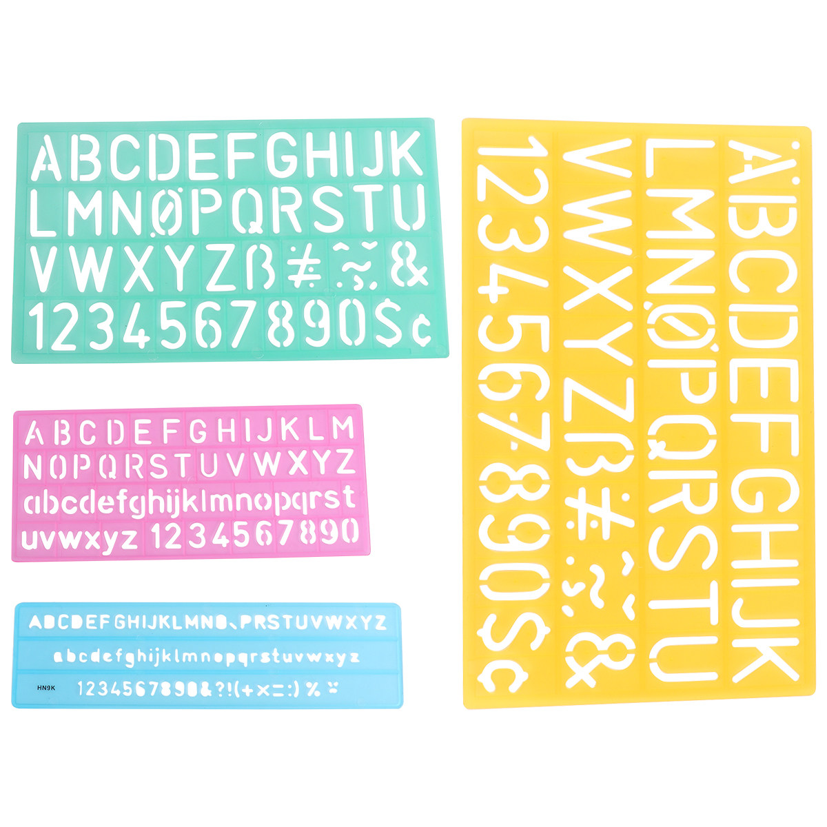 4 reglas de plástico para graf - Kids Education Alphabet Numbers reseña y precio