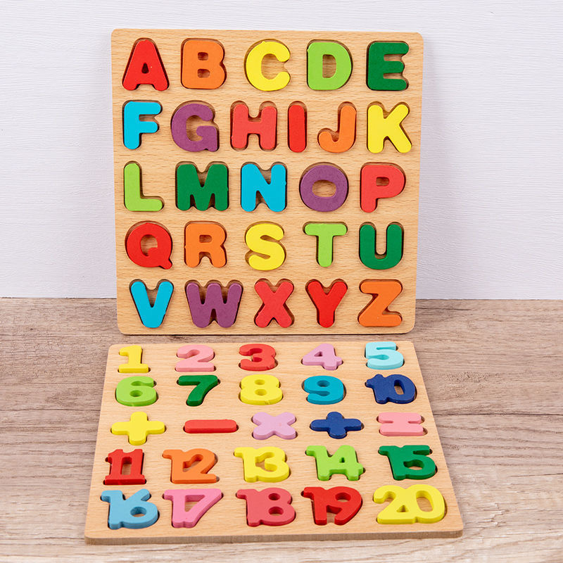 Tablero de rompecabezas del al - Kids Education Alphabet Numbers reseña y precio