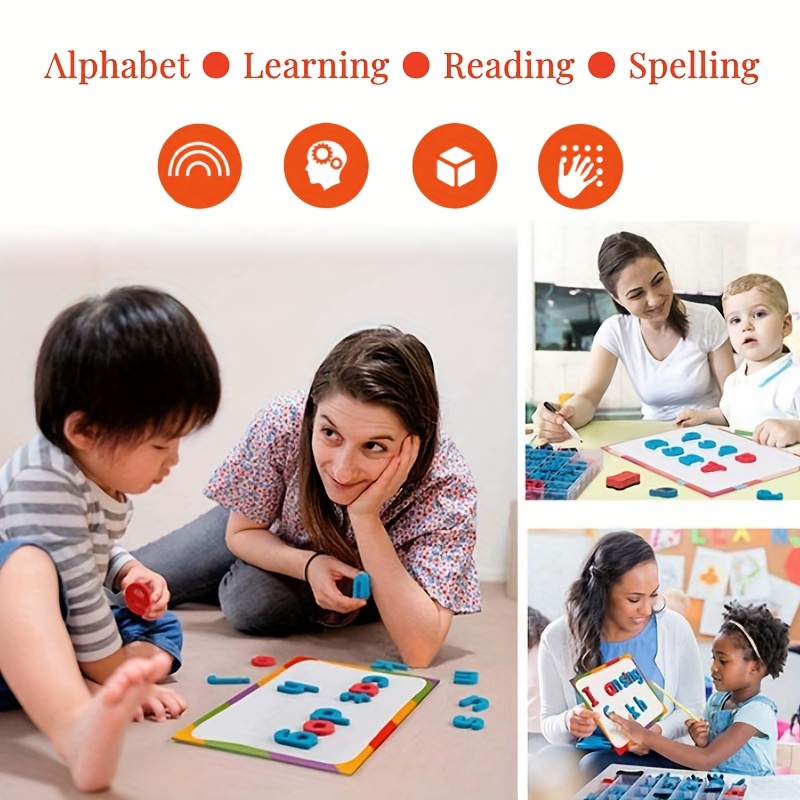 Pegatinas magnéticas con letra - Kids Education Alphabet Numbers reseña y precio