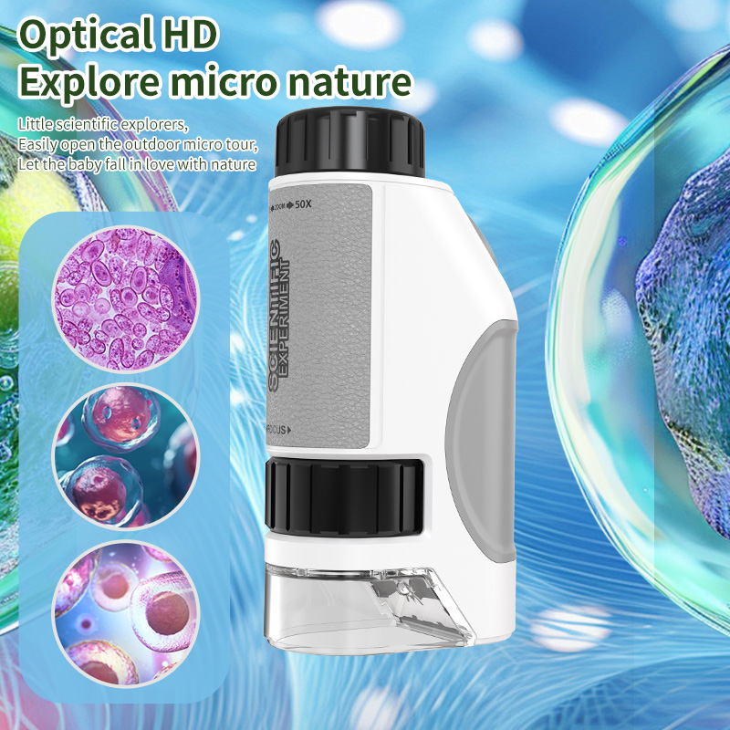 Microscopio portátil de mano p - Kids Definition Of Education reseña y precio