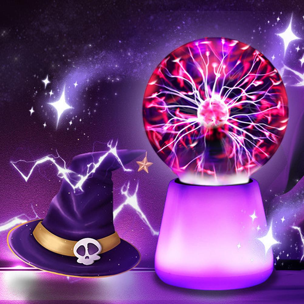 Lámpara de bola de Plasma, glo - Globe Interactive Light reseña y precio