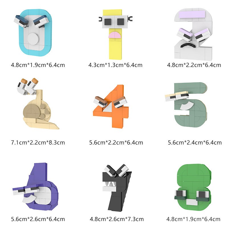 Número MOC creativo, alfabeto  - Kids Education Alphabet Numbers reseña y precio